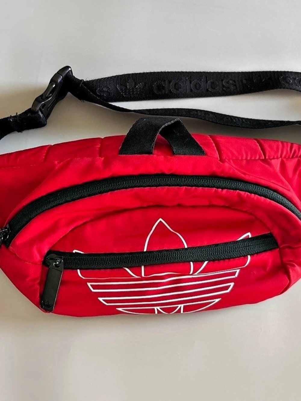 adidas Adicolor Waist Bag Red Crossbody Bag